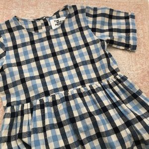 The WHITEPEPPER Plaid Babydoll Dress